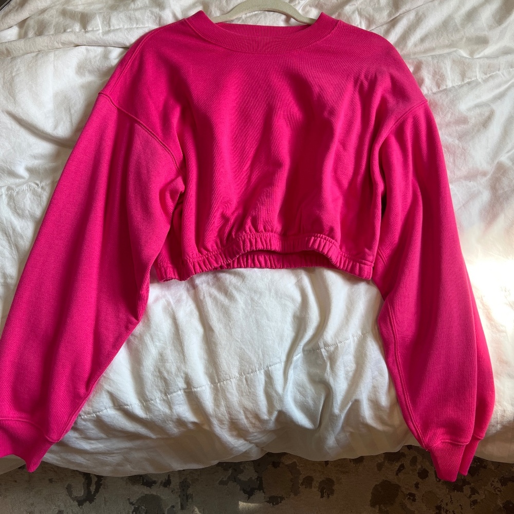 Alo cropped sweatshirt